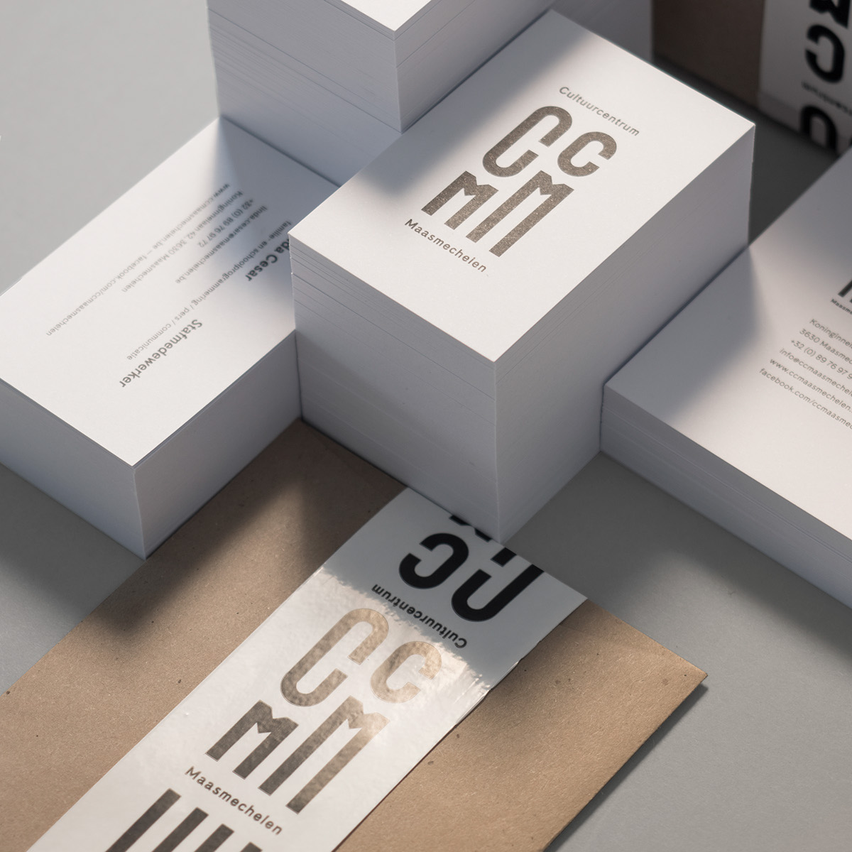 cultural letterlogo modular logodesign Stationery Catalogue Collateral tape Custom black white
