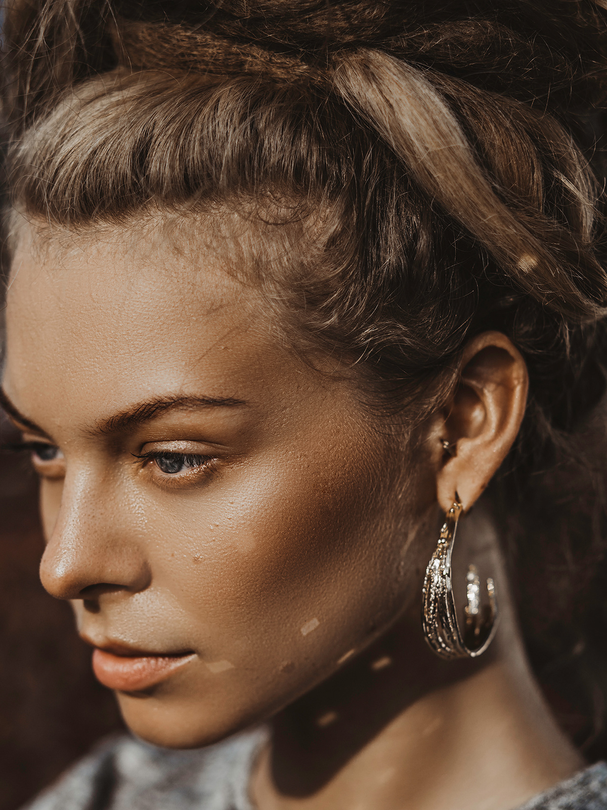 beauty face Fashion  fashioneditorial jewelry makeup model MUA MUAH portrait