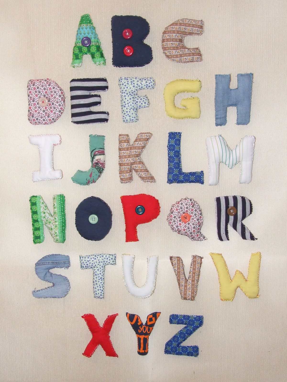 handicraft Typografy craft artesanato alfabeto