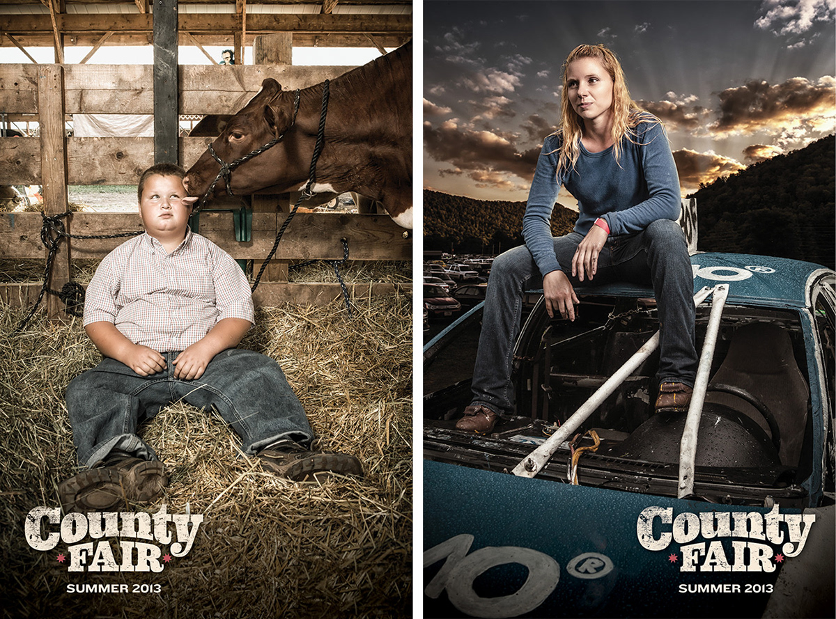 Fair  county Documentary  logo poster rural