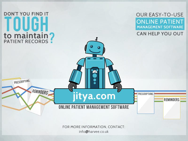 Promotional Materials promo Marketting jitya harvee designs patient management software