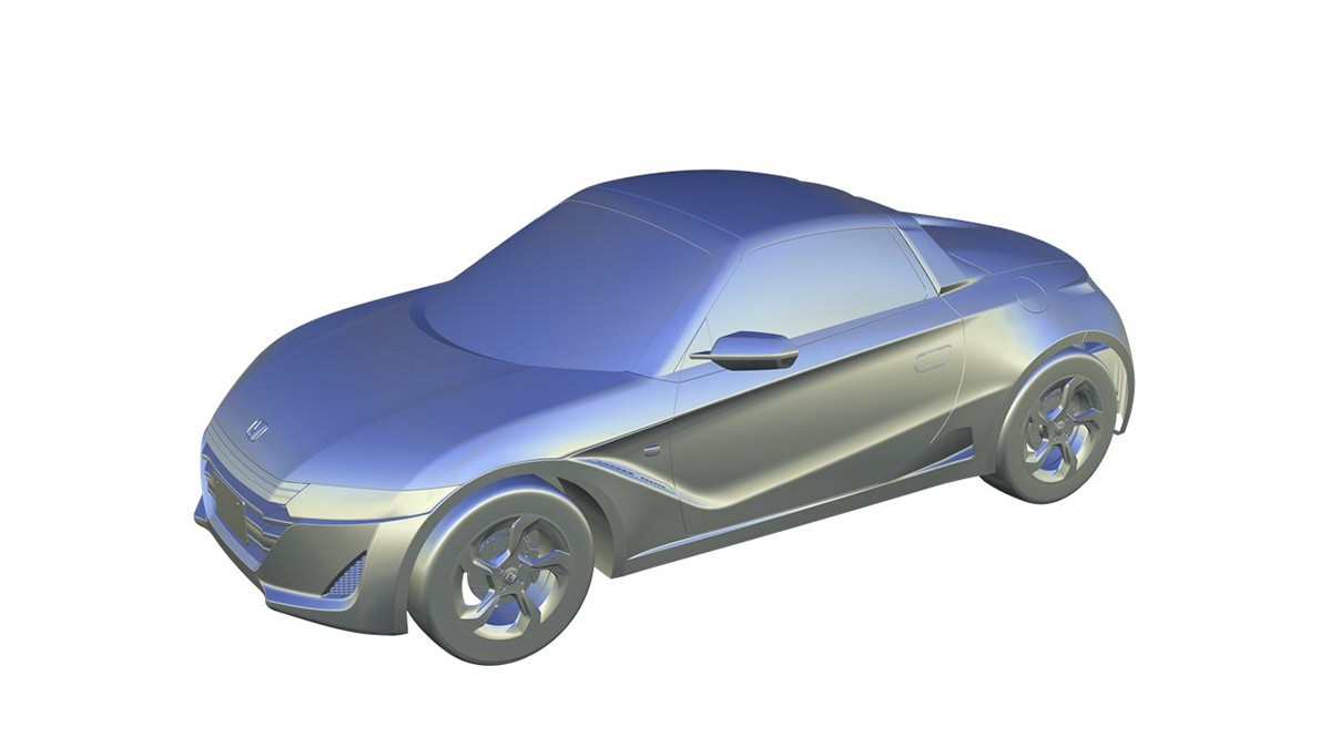 autodesk alias Autodesk Vred Automotive design Digital Sculpting Honda Honda S660