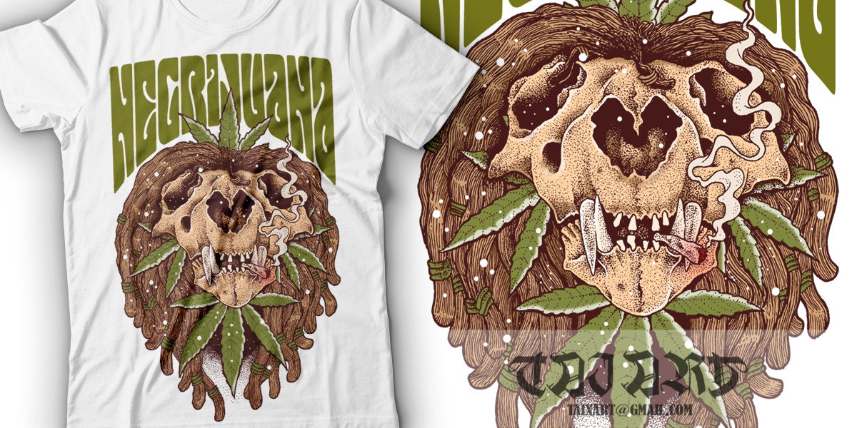 #artwork #illustration #marijuana #canabies #420 #taixart #taiart #negrijuana #lion