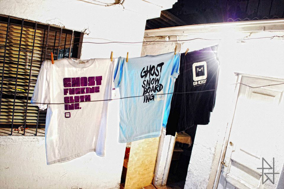 ghost Clothing lettering letter tipografia diseño grafico brand chile Santiago represent for ever clothes