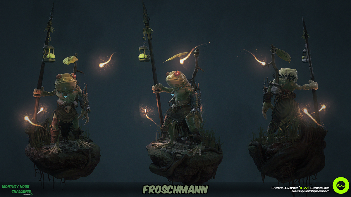 FroschMann frog 3D