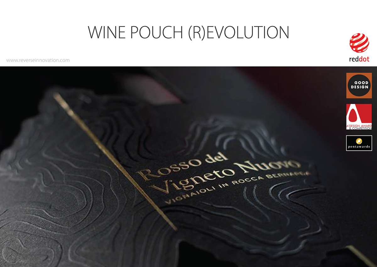 packaging design wine pouch revolution vino bordeaux bottle