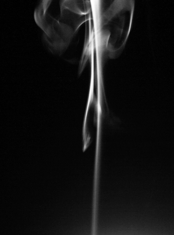 ghost traces black White smoke abstract