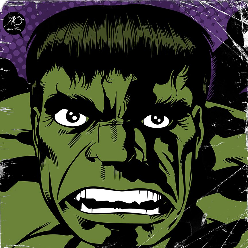comic Comic Book Hulk comics pop Pop Art incredible jack kirby