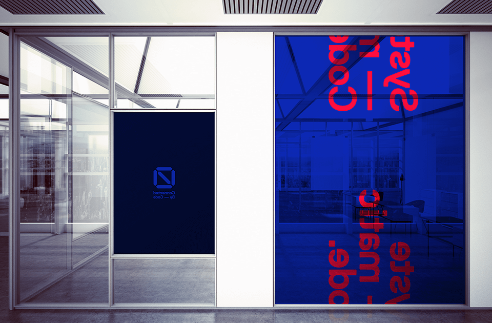 identity Office Space print Collateral installation