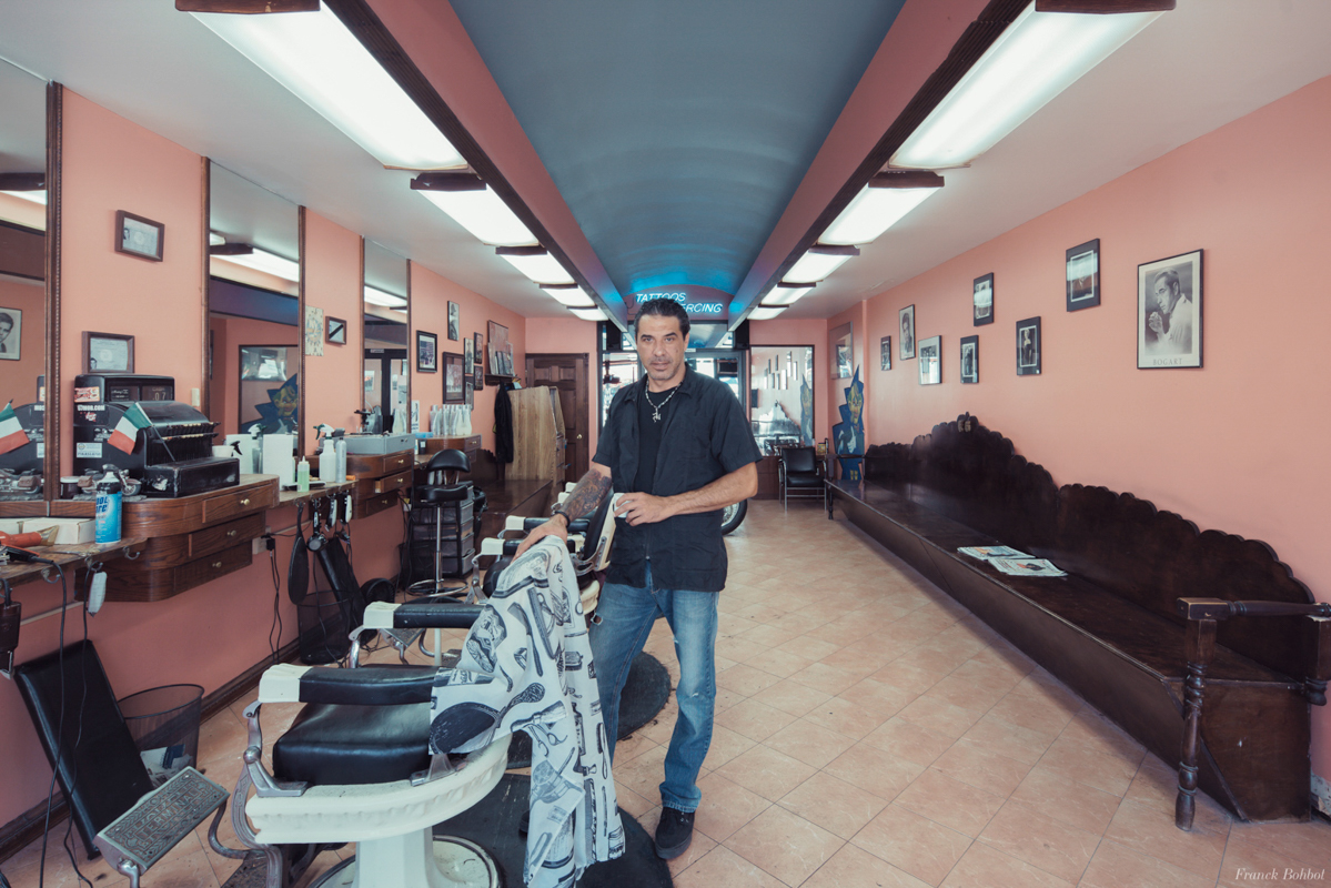 portrait barbershop newyork usa interiors architectural color places