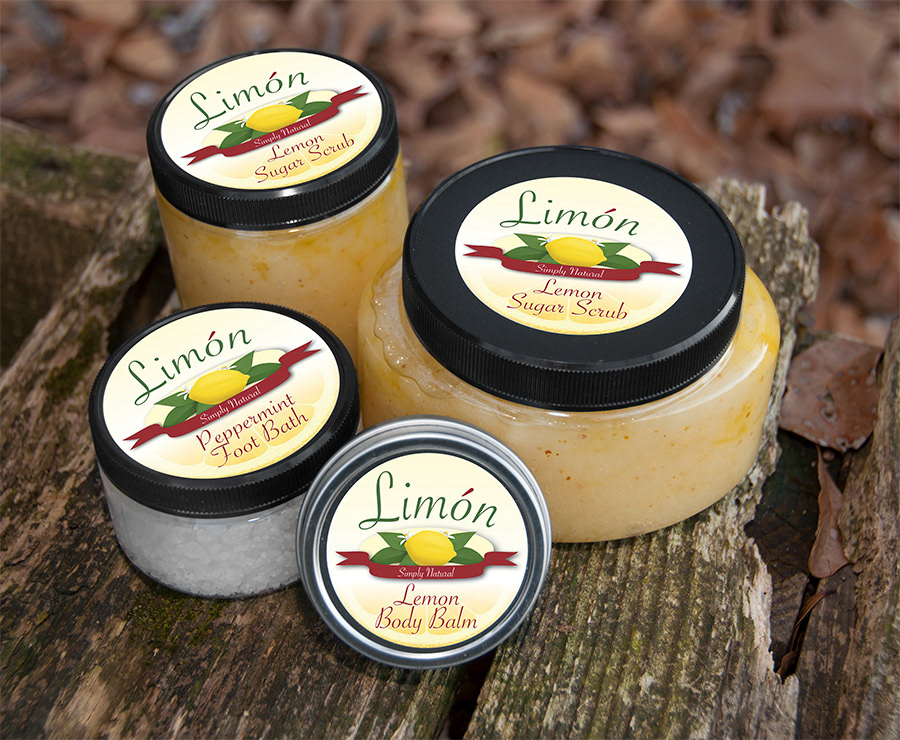limon  Product Photography label design