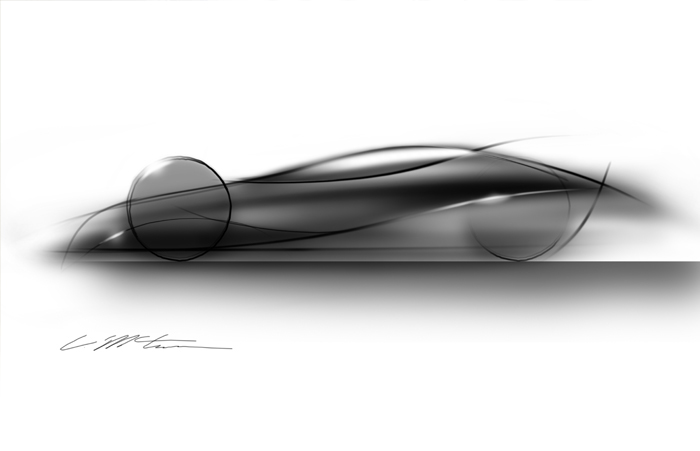 Vehicle automobile Carbon Fibre car gravity racer Racing concept industrial design  Transportation Design