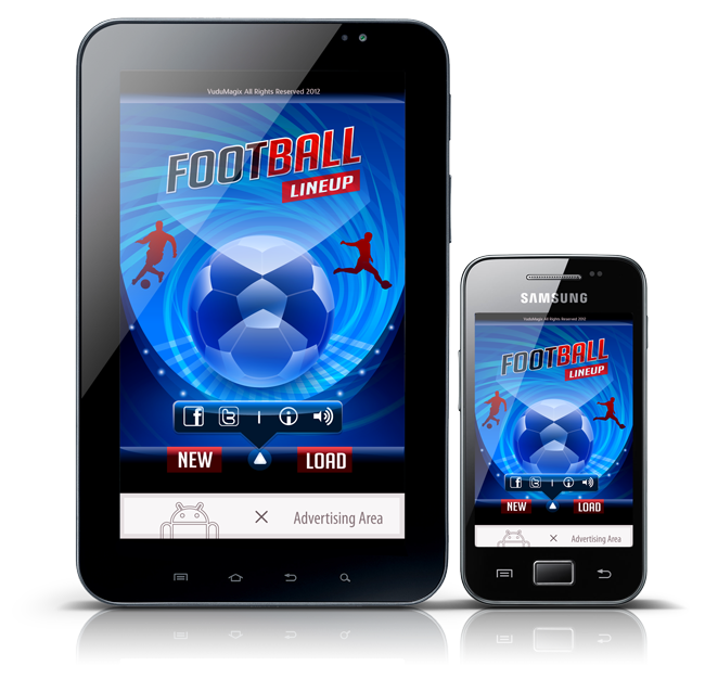 football apps Futbol lineup aplicaciones UI desing user interface vector ilustration game