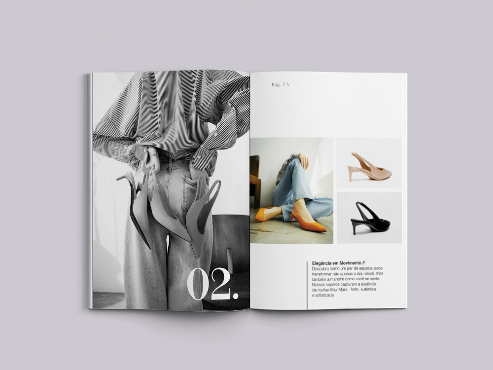 magazine diagramação Layout editorial book design