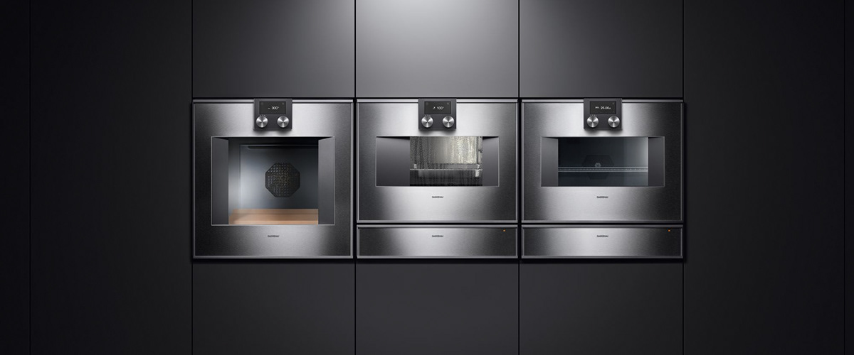 fridge gradient kitchen luxury minimalistic modern oven refridgerator architecture Interior