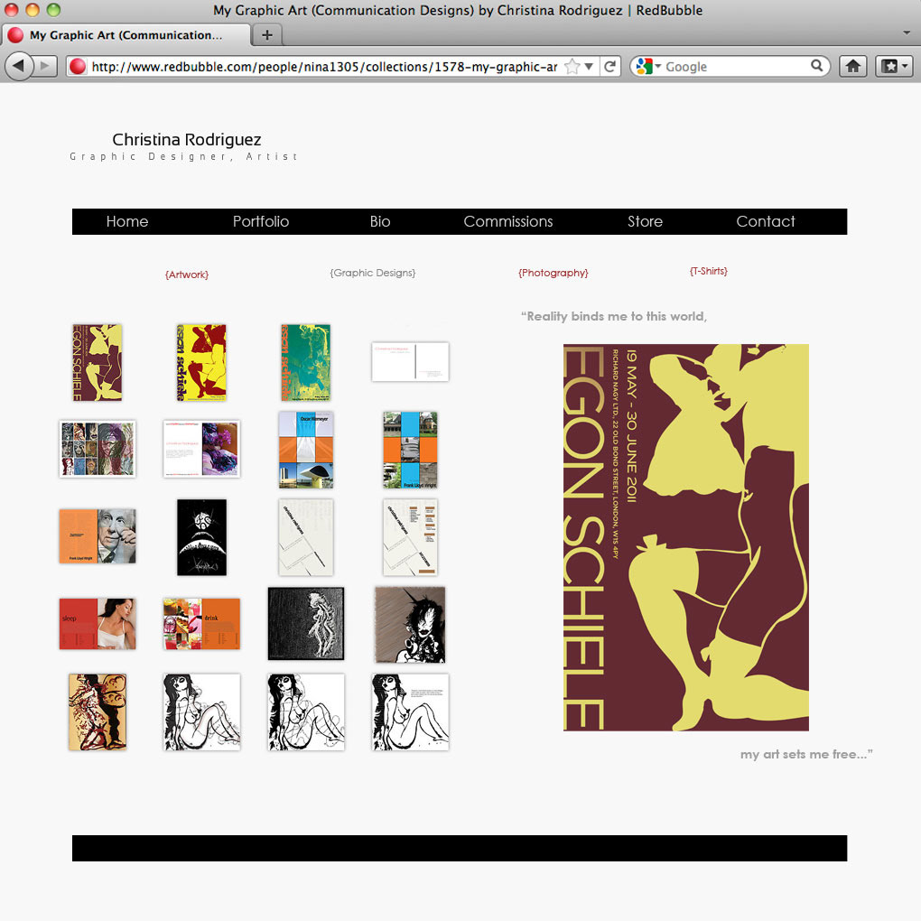 Web graphic Website personal Portfolio Design