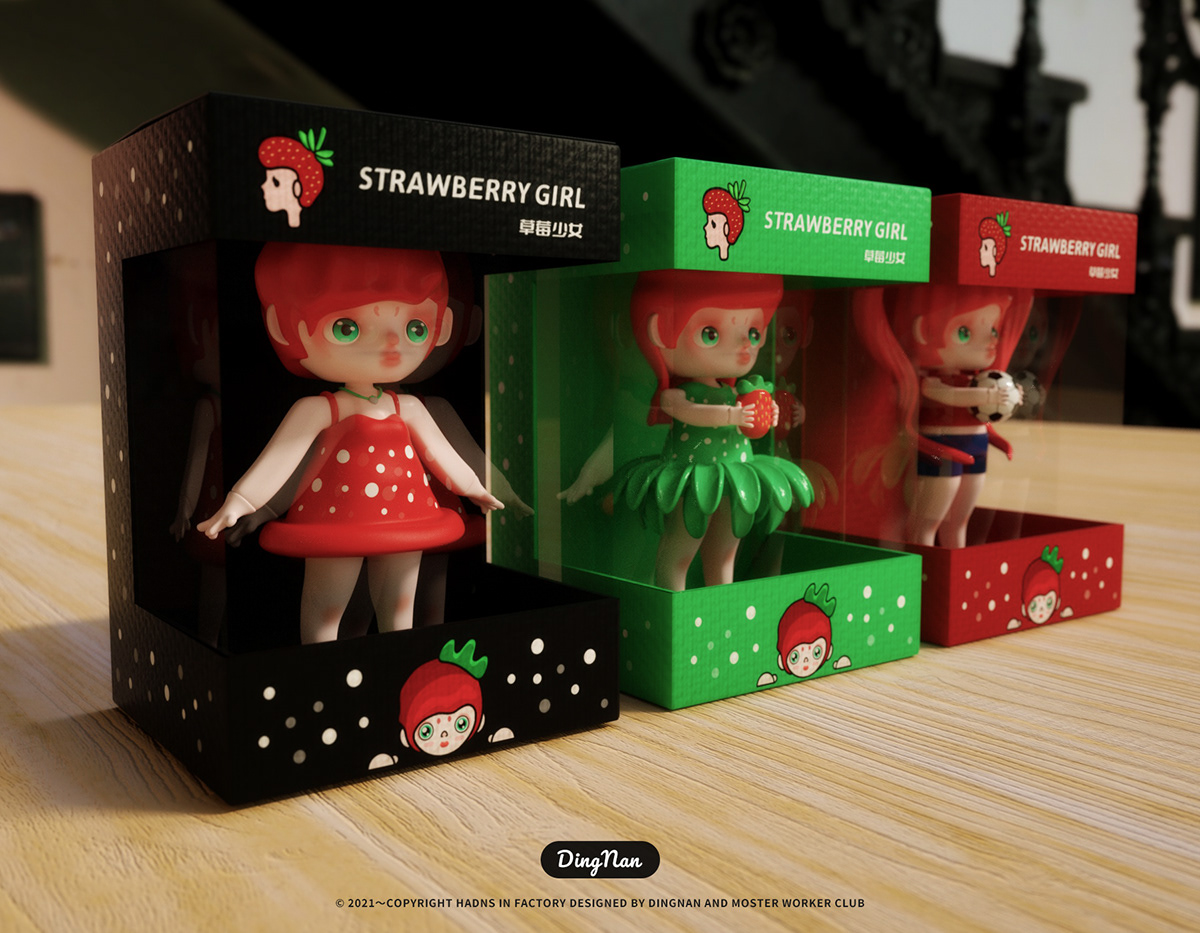 3D cartoon Character children cute design kids model product toy