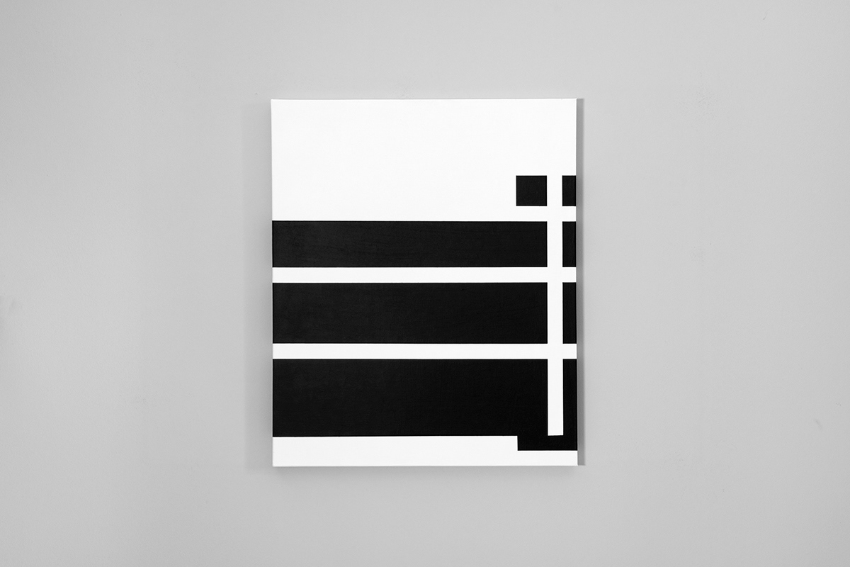 painting   canvas pixel bit black and white Fine Arts  linear hardedge Photography 