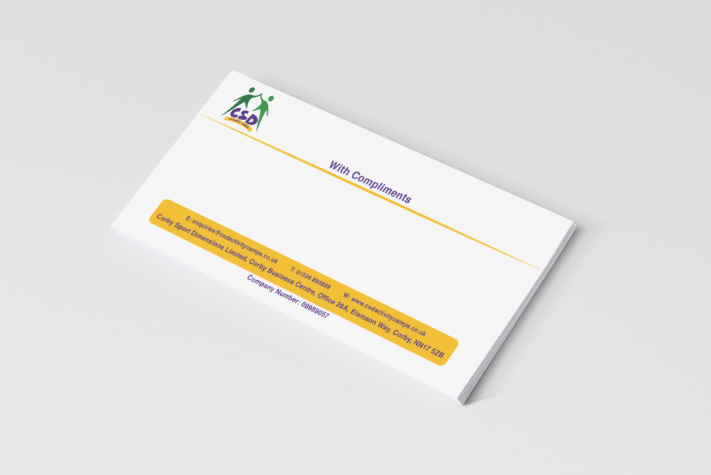 Stationery Business Cards Compliment Slip letterhead brand identity bundle