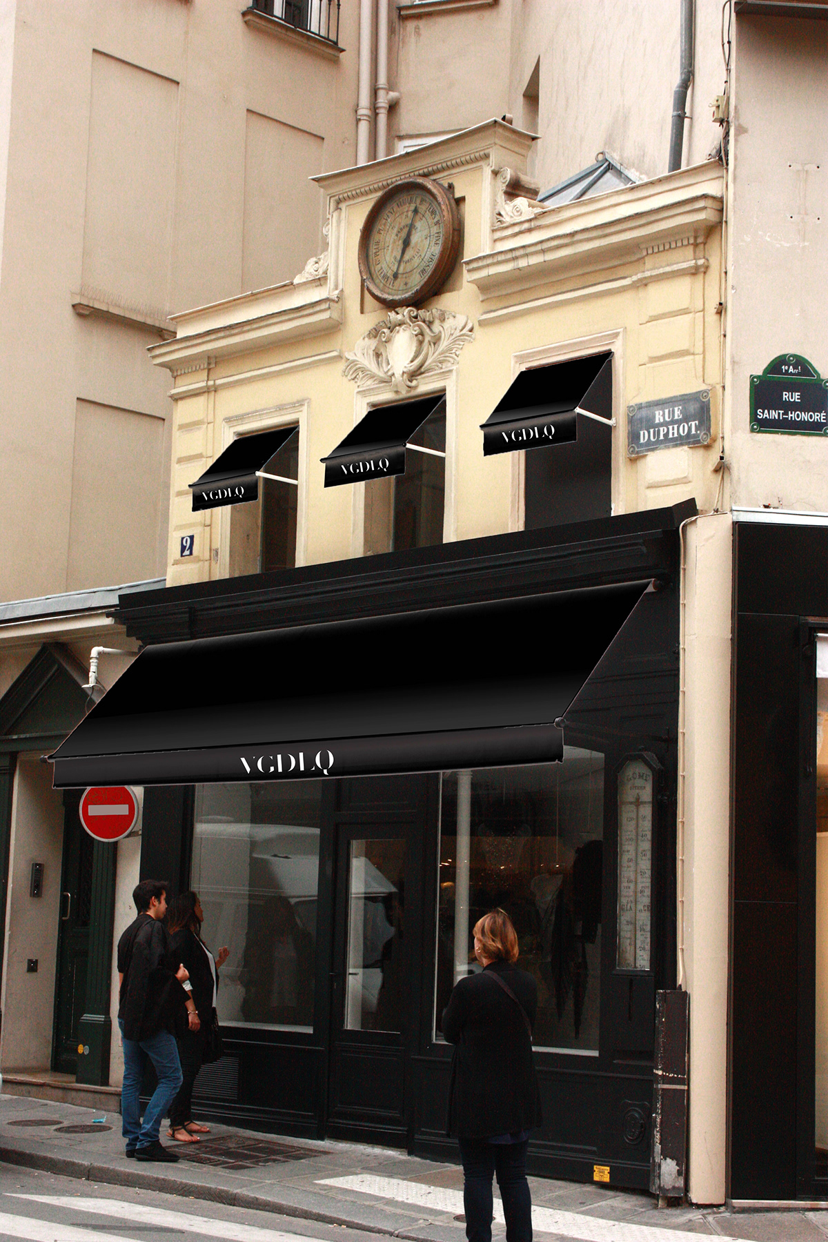 luxury Paris London identity