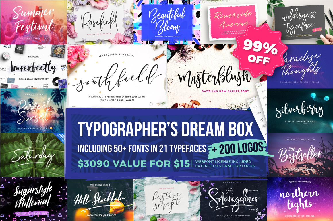 font fonts bundle Calligraphy   handwriting handmade typographer logo template
