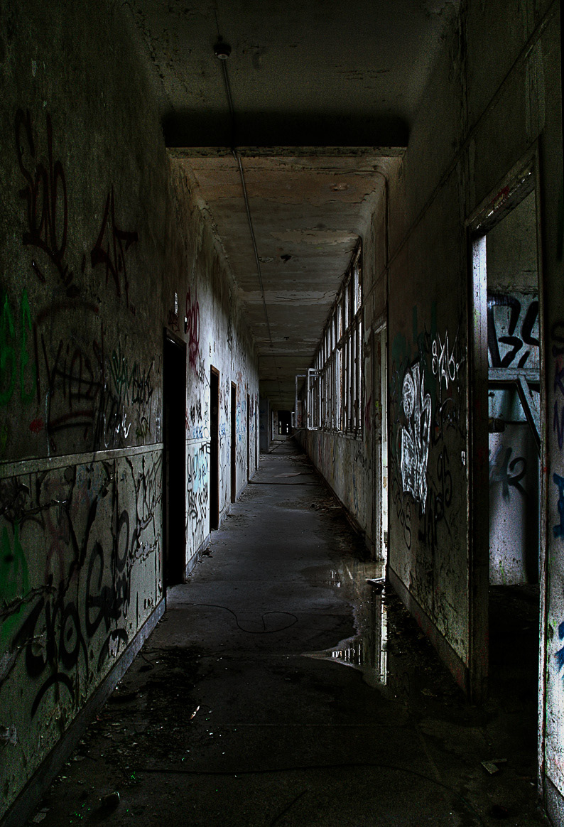corridors  abandoned  urbex  Urban Exploration  empty  decay  derelict  forgotten places  asylums  Hospitals prison Castle