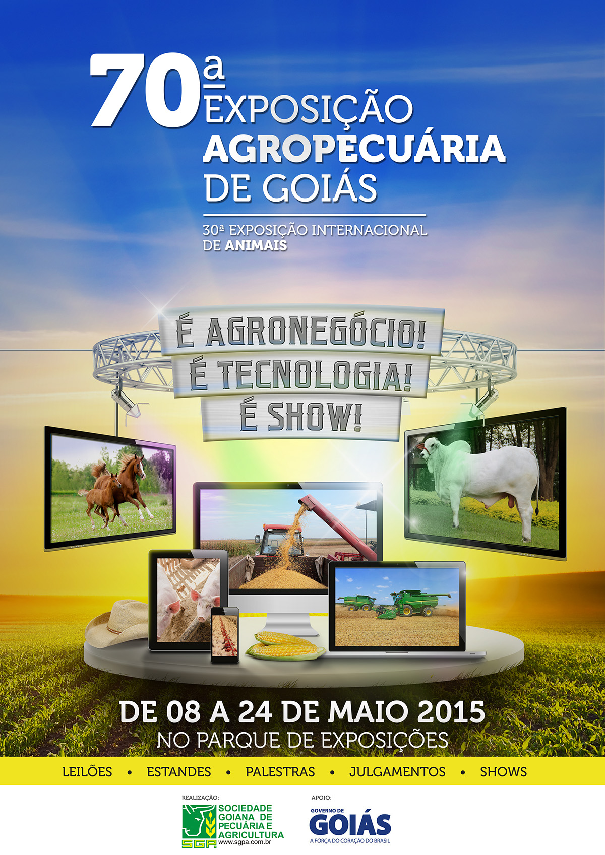 pecuária boi cavalo goiânia parque de exposições Goiás agricultura animais