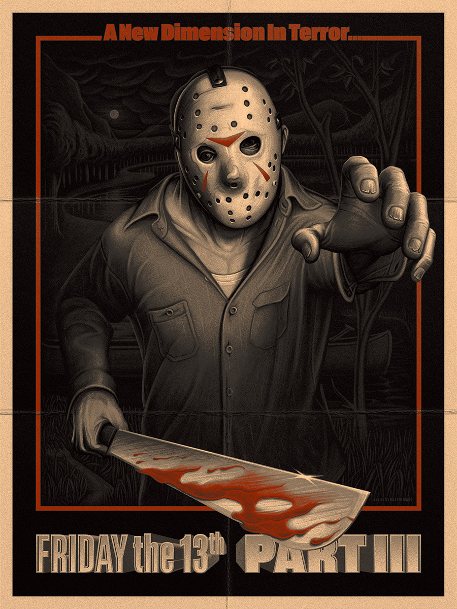 Friday the 13th Part 3 III Poster