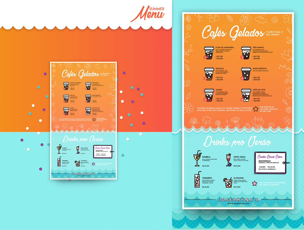 editorial design  graphic design  design editorial design gráfico Design de Impressos menu cardápio coffe drinks
