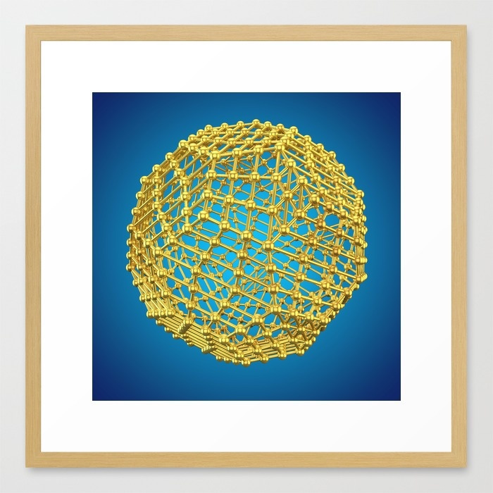 print 3D atom Array gold blue abstract clothes duvetcover bag shower curtain