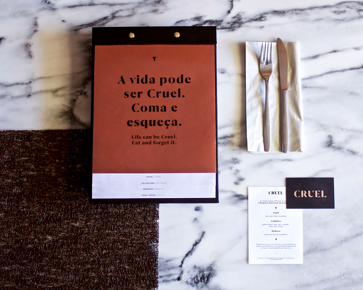 cruel restaurant Food  drinks bar dinner cooper Oporto menu