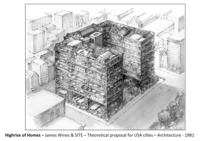 James Wines site housing structure architectural identity Proposal