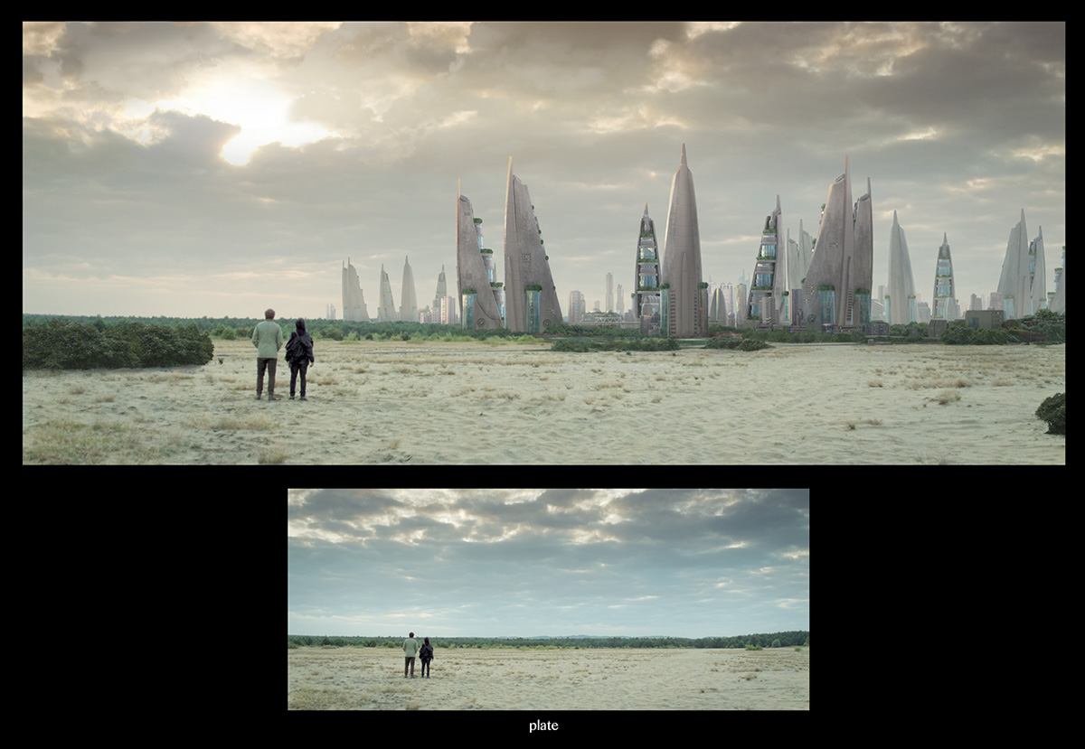 Matte Painting camera mapping camera projection Environment design