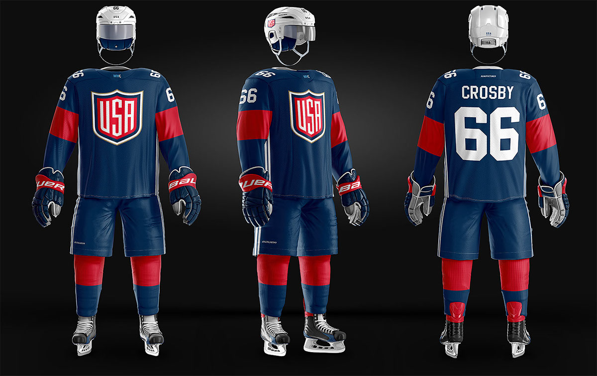 Ice Hockey Uniform Template on Behance