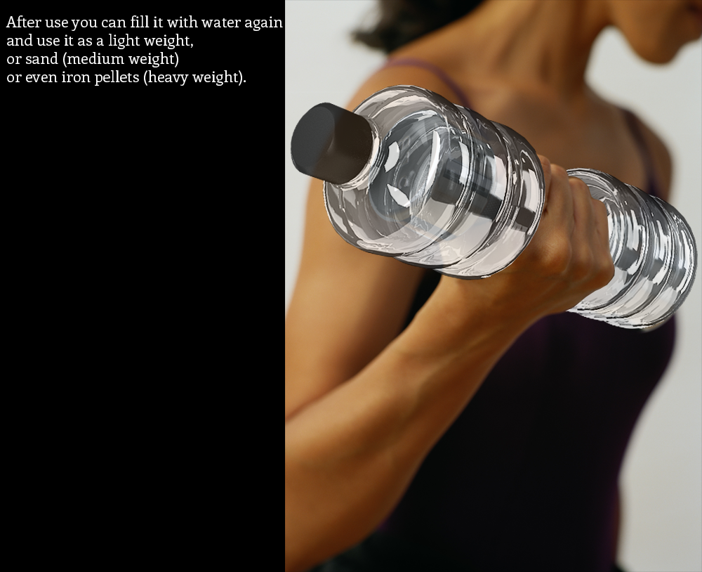 Klitschko bottle design water mineral water