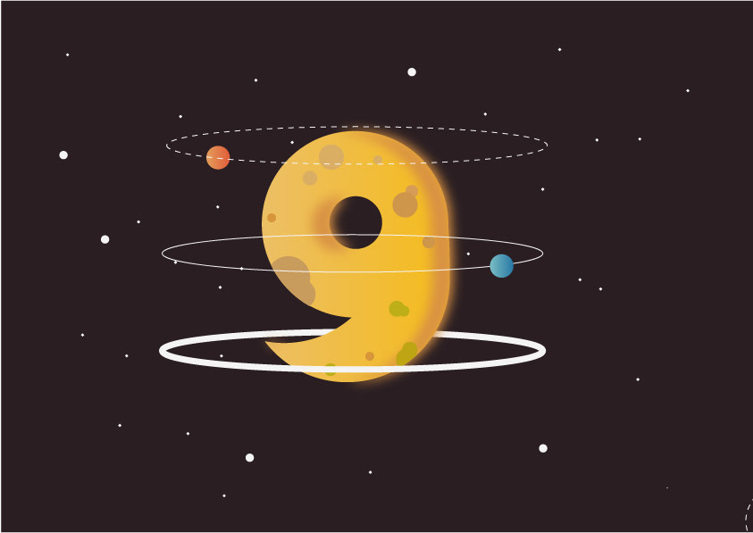 solar system  outerspace countdown leader