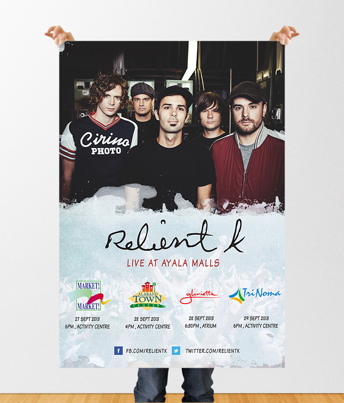 poster Event concert Relient K design contest