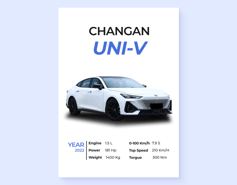 car design Graphic Designer poster Social media post Brand Design designer graphic Changan  automotive  