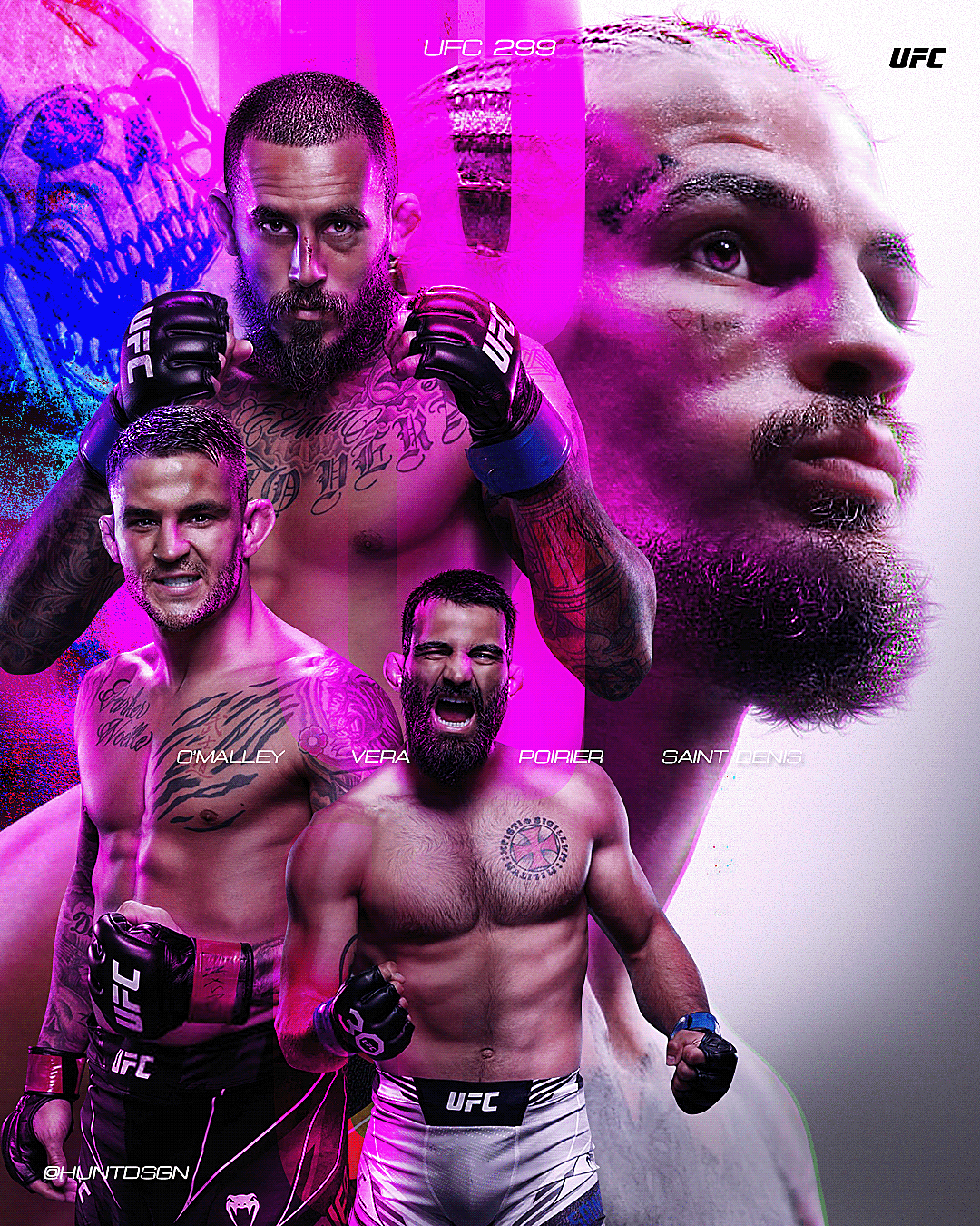 UFC UFC Poster UFC Design Sports Design Design Esportivo sports poster design gráfico Graphic Designer MMA fight poster