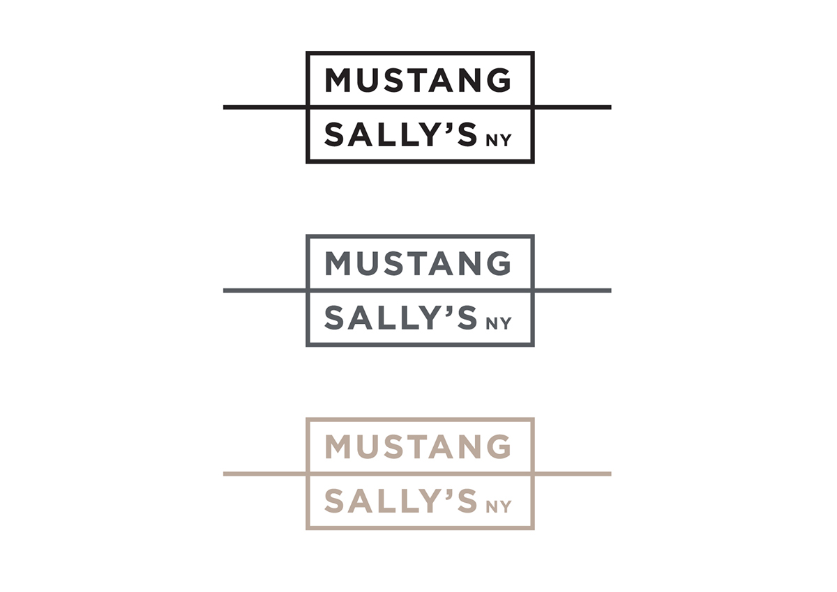 Mustang Sally's irish pub New York Logo Design Branding design