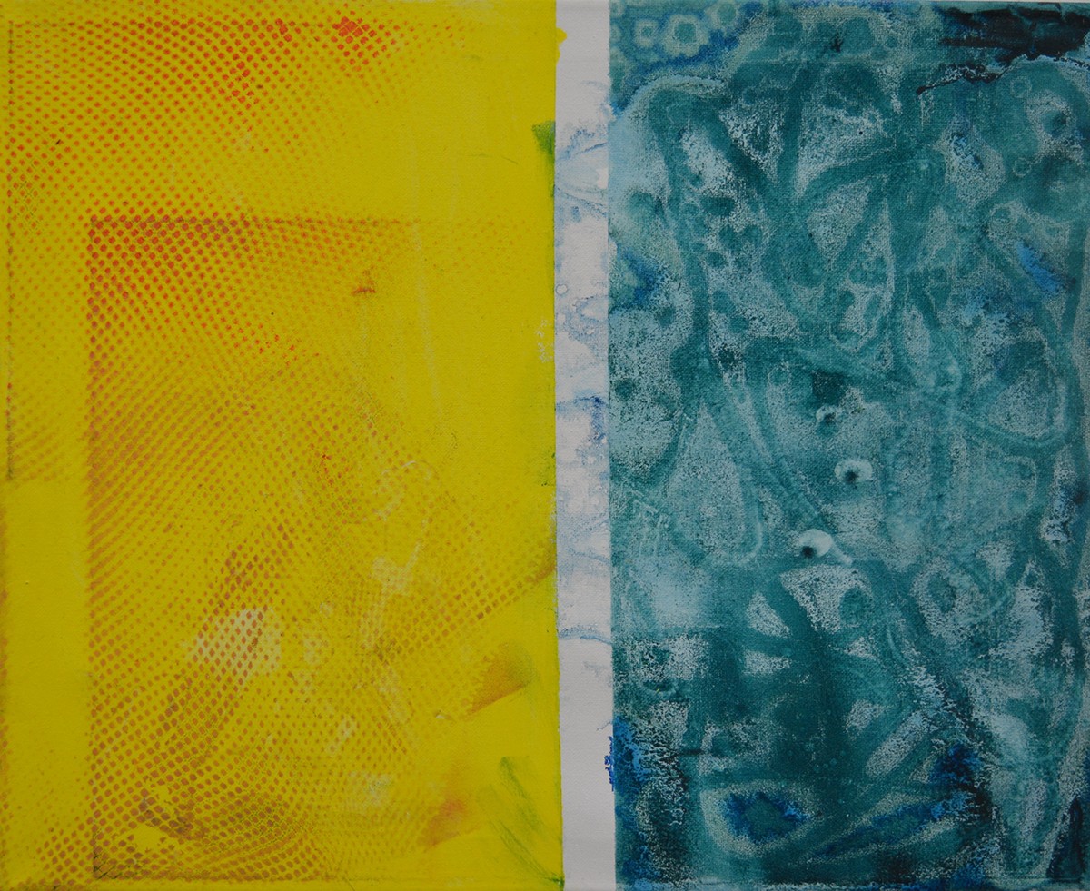 printmaking collage acrylic oil plaster ink paper canvas