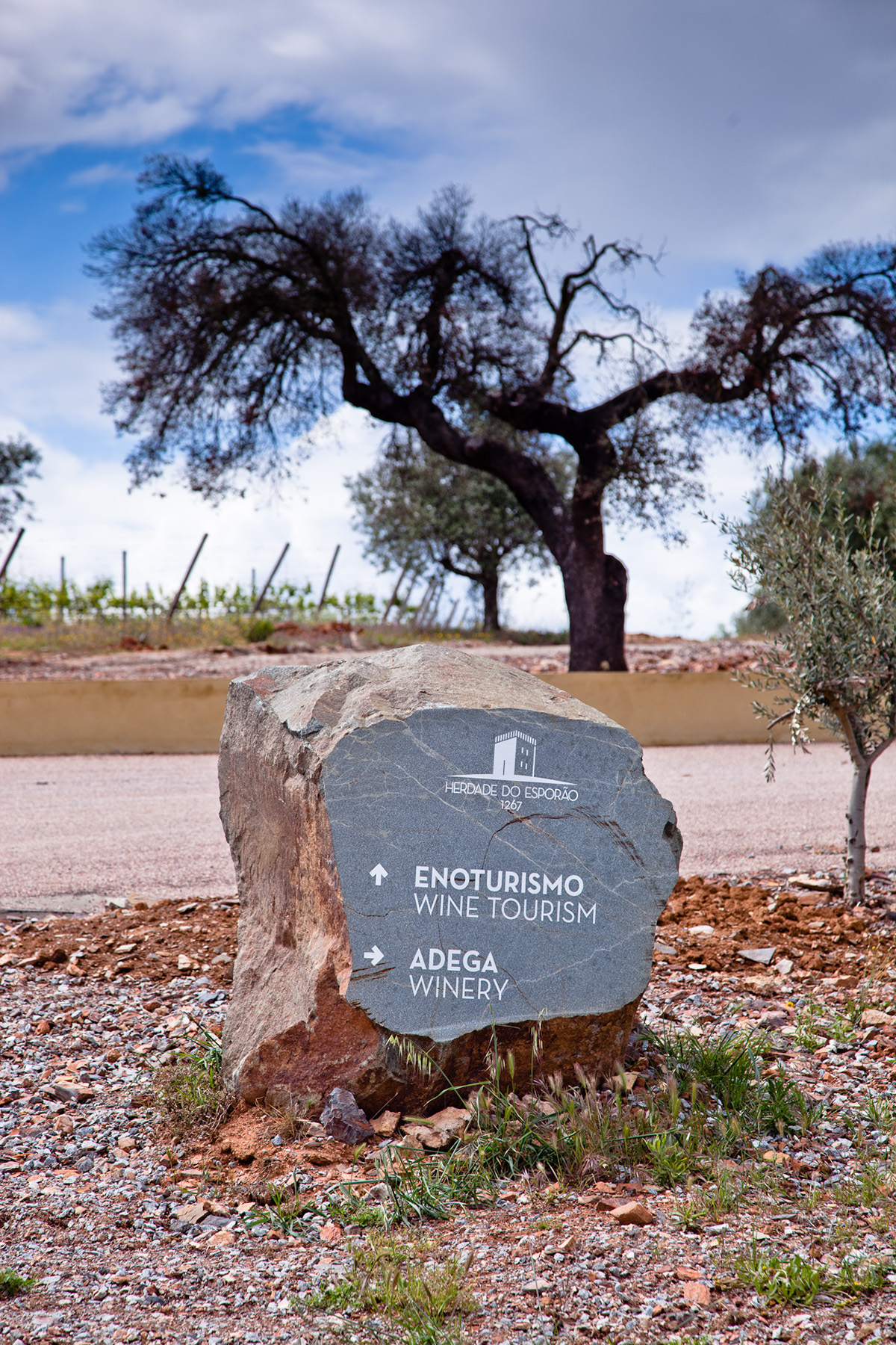 Wine Tourism tourism herdade  Esporão Signage information