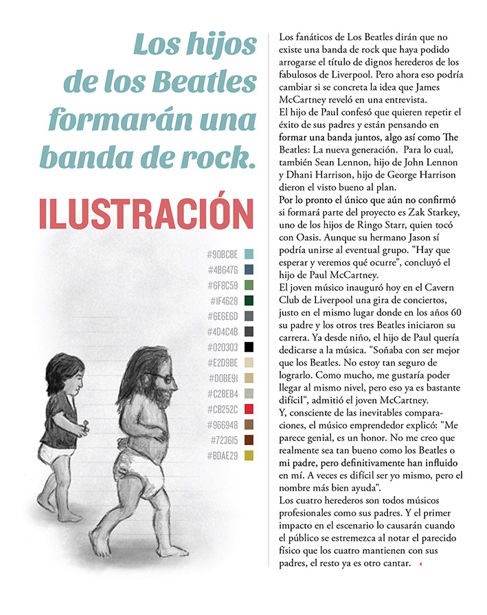 abbey road Baby Road Beatles ilustration ilustracion roldan harrison Lennon McCartney the beatles