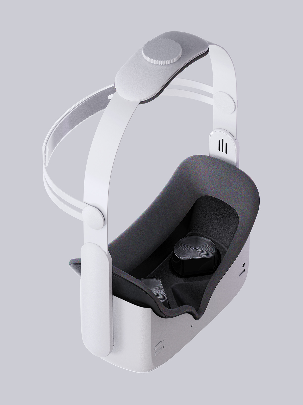 3D AR controller game Gaming headset industrial design  playstation productdesign vr