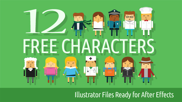 12 Free Characters on Behance