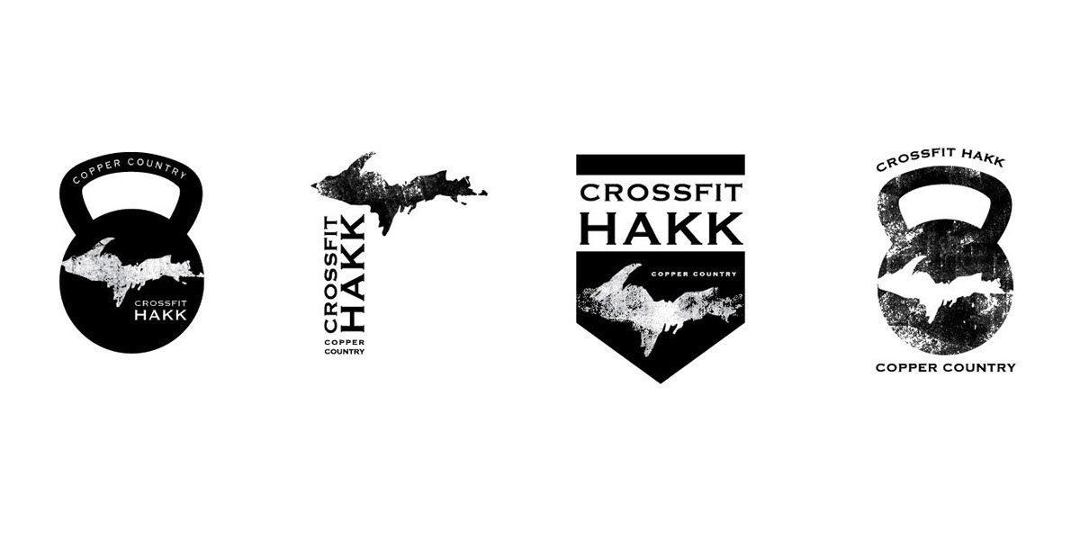 apparel tee shirt designs Crossfit fitness logos vector