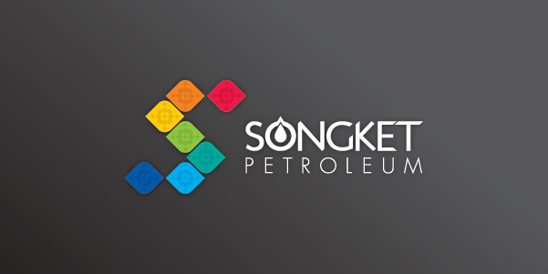 songket petroleum kuala lumpur malaysia Startup oil Gas brand logo Stationery SONGKET
