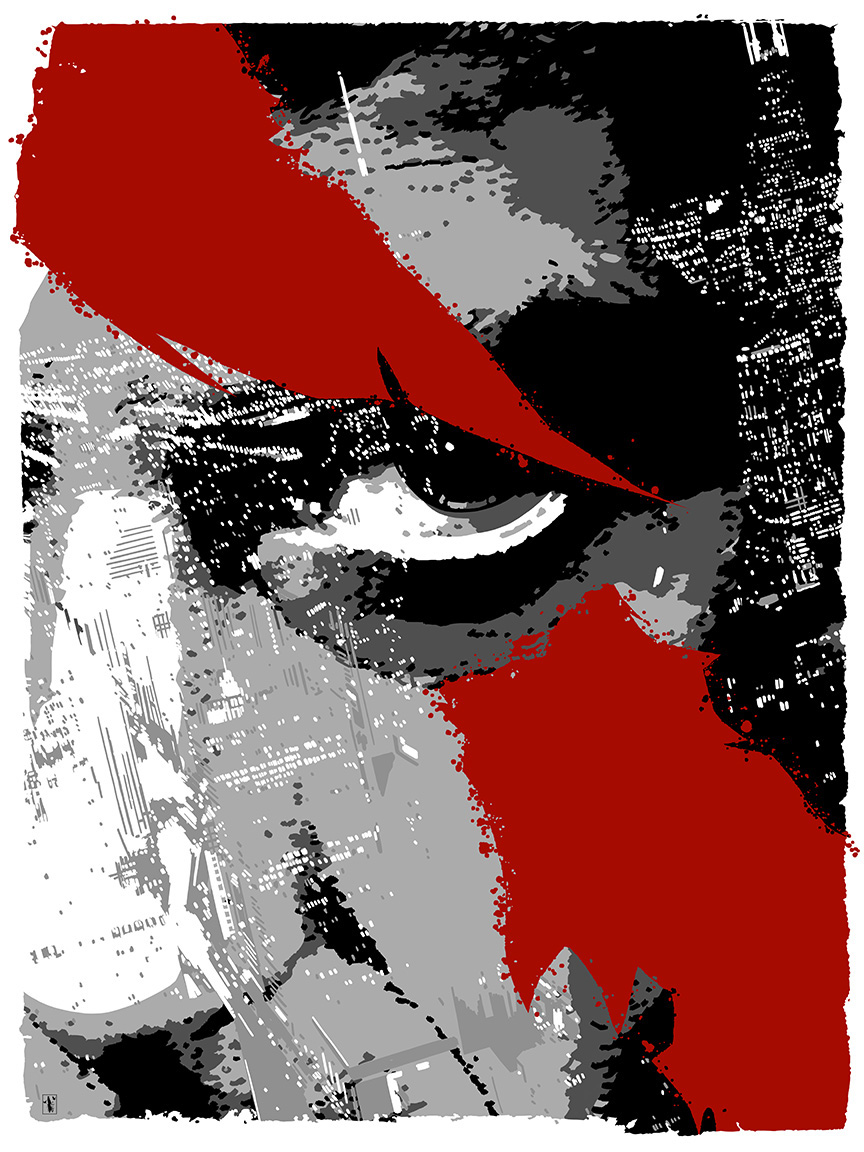 scarface al pacino brian de palma Tony Montana screen print movie poster
