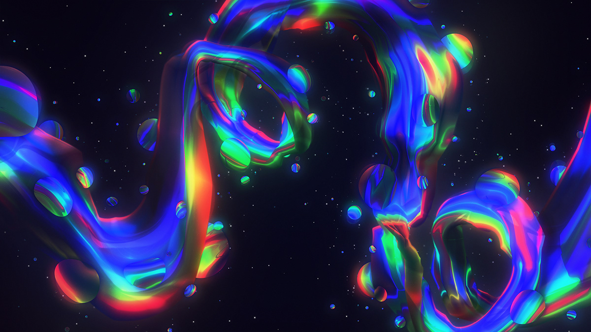 3D abstract desktop download free neon phone Space  wallpaper