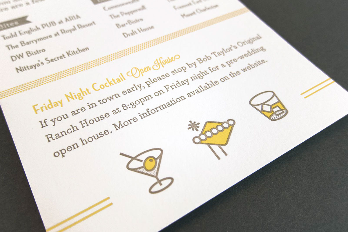 letterpress Invitation wedding icons typography   cards envelope